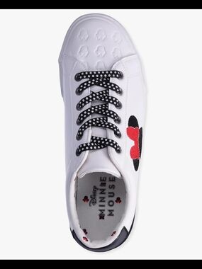 Disney Minnie Mouse White Sneakers Womens Size 9